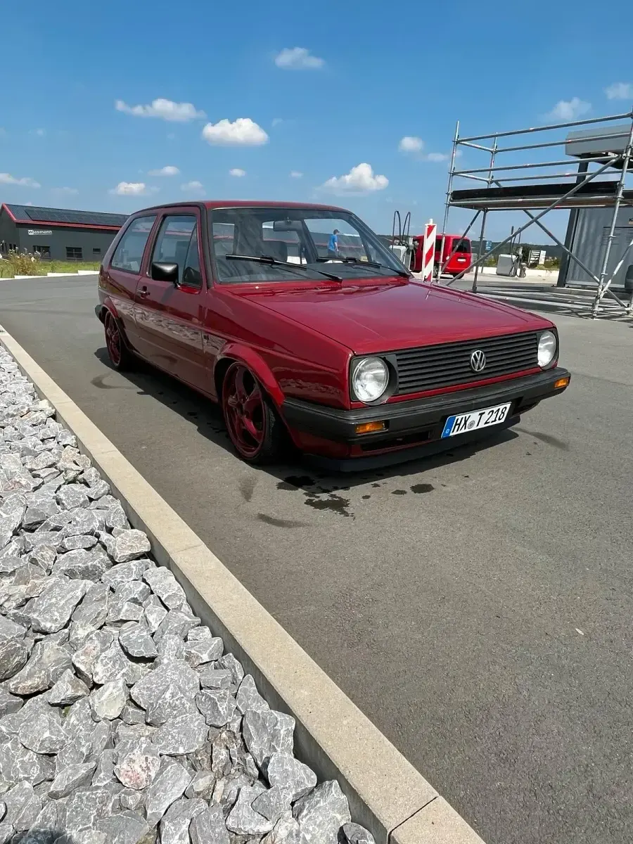Gebraucht VW Golf II 53 PS (38 kW) 1986 Rot Kleinwagen