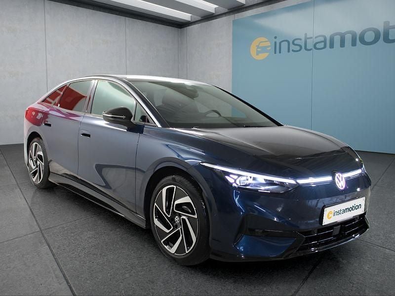 Blau Gebraucht 2025 VW ID.7 Pro Limousine | 45.849 € (Fairer Preis) - Bild 1/4