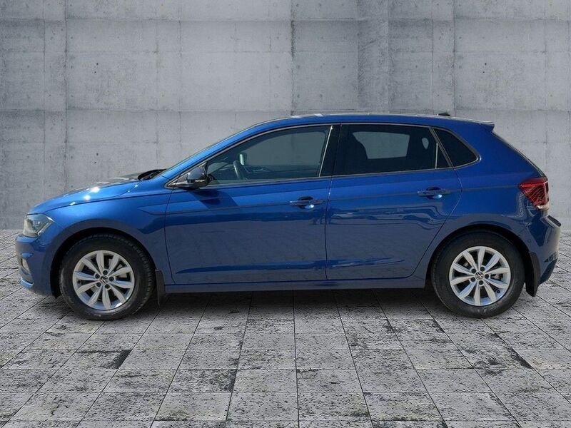 Gebraucht VW Polo Highline 110 PS (80 kW) 2021 Blau Kleinwagen