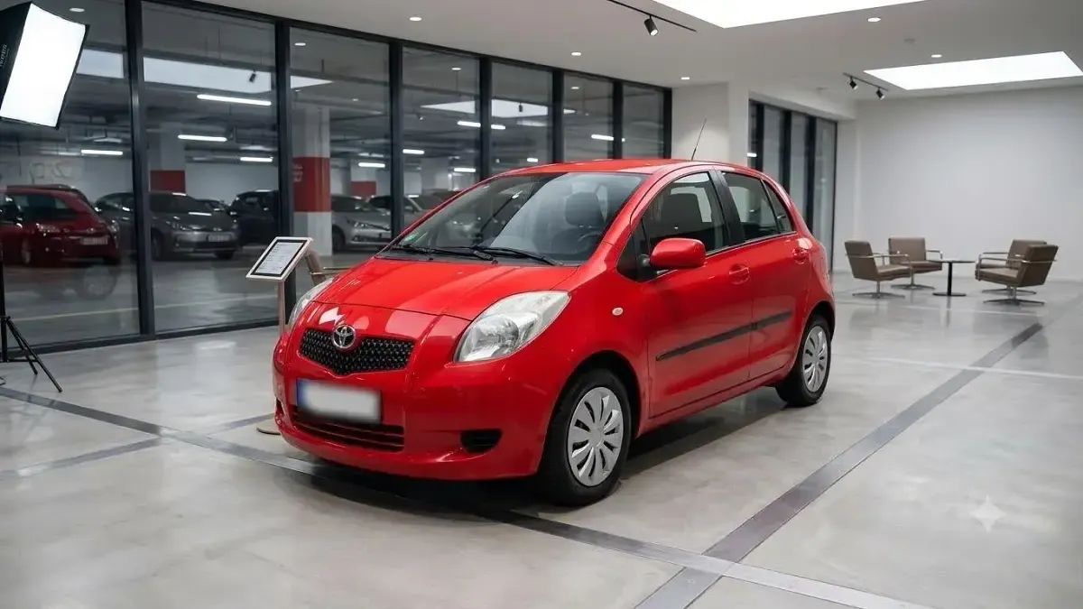 Gebraucht Toyota Yaris 69 PS (50 kW) 2007 Rot Kleinwagen
