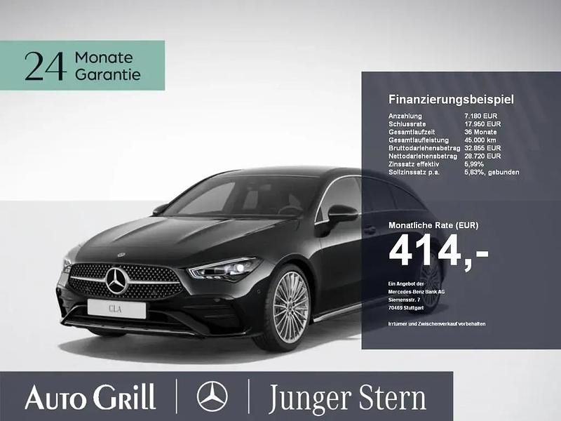 Metalliclack kosmosschwarz Gebraucht 2024 Mercedes CLA250e Shooting Brake AMG Kombi | 34.900 € (Guter Preis) - Bild 1/4