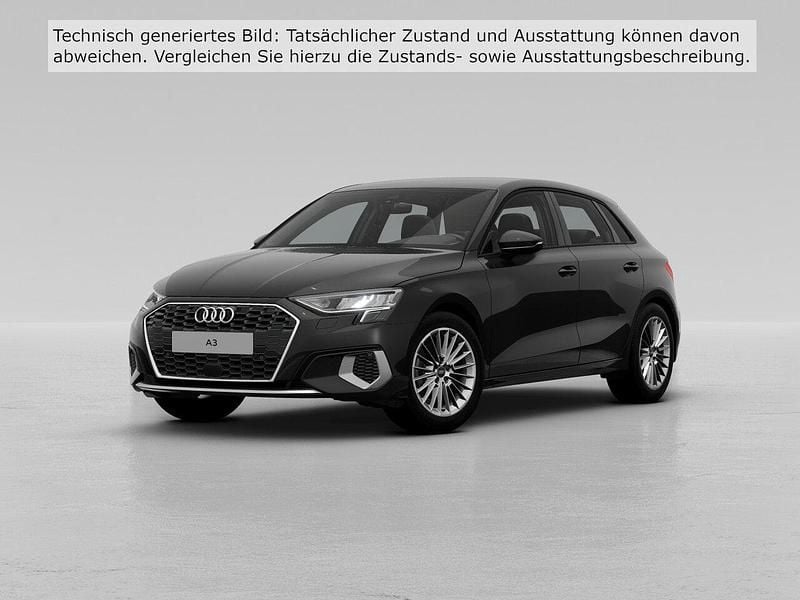 Mythosschwarz metallic (metallic) Gebraucht 2024 Audi A3 Ambiente Limousine | 29.990 € (Superpreis) - Bild 1/4