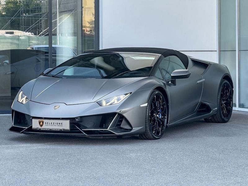 Grau Gebraucht 2023 Lamborghini Huracán Cabrio | 308.429 € - Bild 1/4