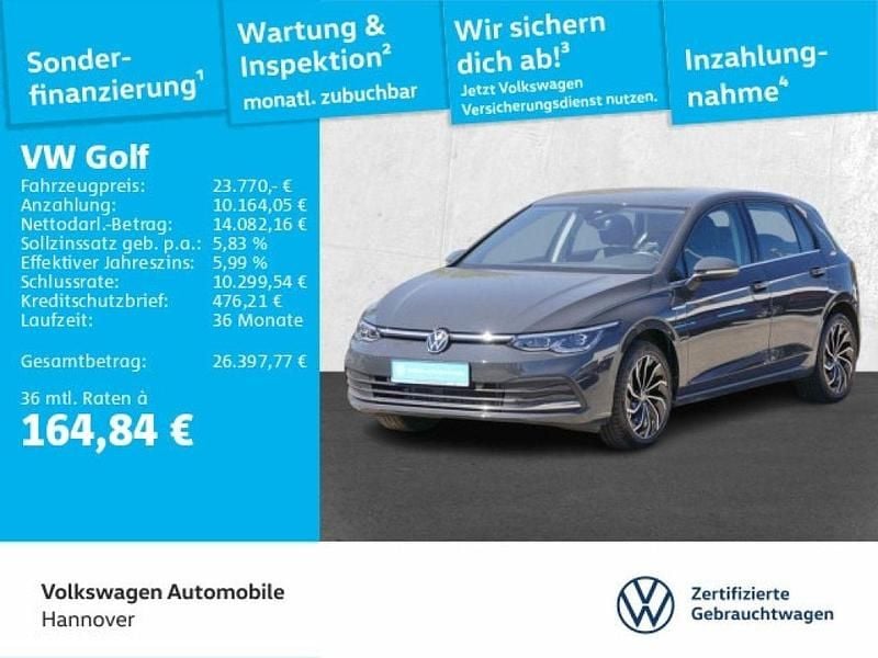 Uranograu Gebraucht 2022 VW Golf VIII Style Limousine | 23.770 € (Guter Preis) - Bild 1/3