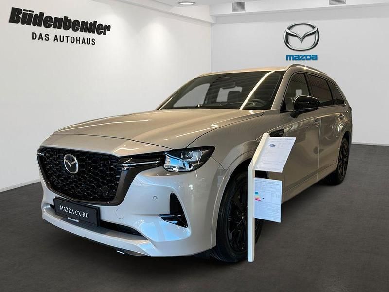 Beige Gebraucht 2025 Mazda CX-80 Homura-Line SUV | 58.340 € (Fairer Preis) - Bild 1/4