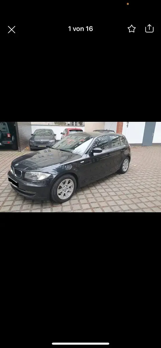Gebraucht BMW 120 177 PS (130 kW) 2007 Schwarz Kleinwagen