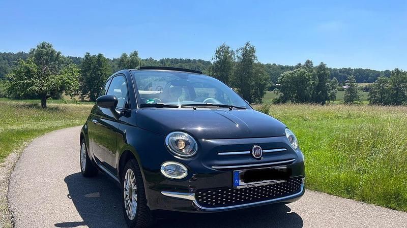 Schwarz Gebraucht 2017 Fiat 500C Lounge Cabrio | 9.200 € (Fairer Preis) - Bild 1/4