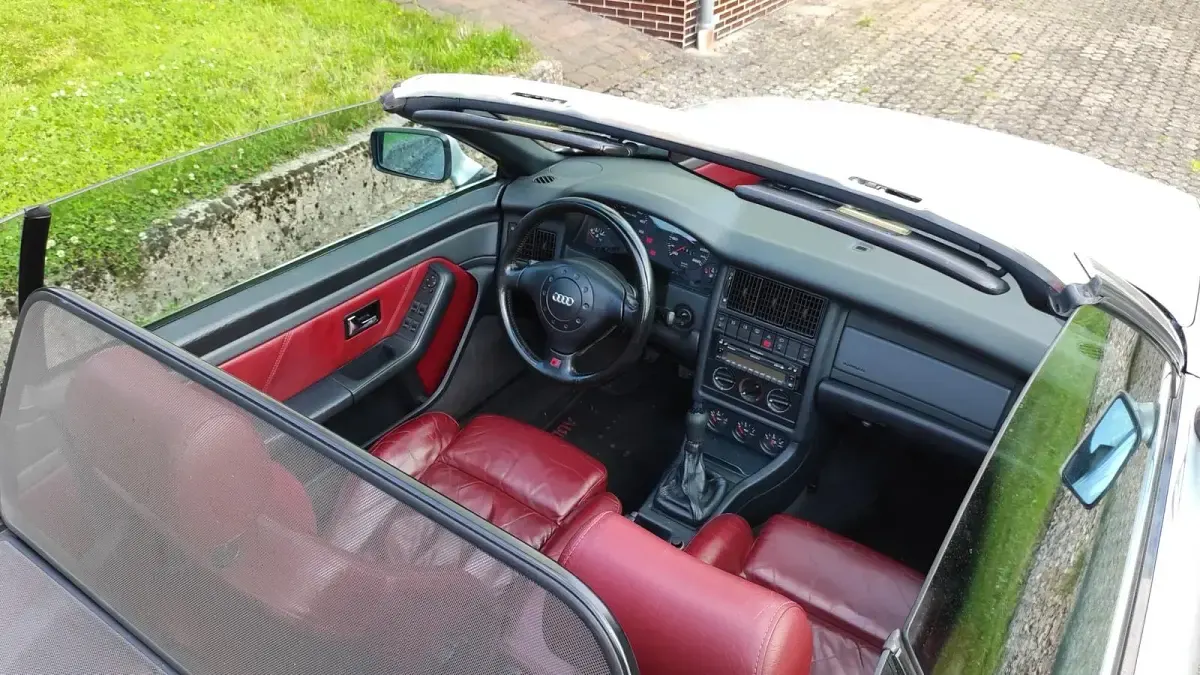 Gebraucht Audi Cabriolet 125 PS (91 kW) 1997 Silber Cabrio