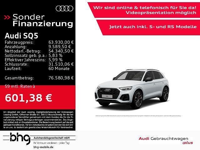 Gletscherweiß metallic Gebraucht 2022 Audi SQ5 Ambiente SUV | 63.930 € (Teuer) - Bild 1/4