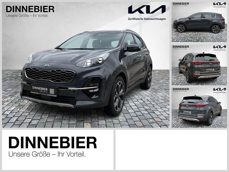 (h8g) dark penta met (metallic) Gebraucht 2021 Kia Sportage SUV | 23.990 € (Fairer Preis) - Bild 1/4