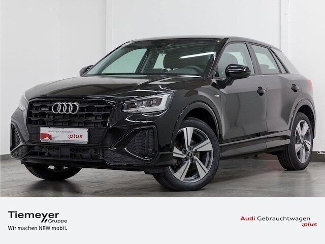 Mythosschwarz metallic Gebraucht 2024 Audi Q2 S-Line SUV | 39.630 € (Teuer) - Bild 1/4