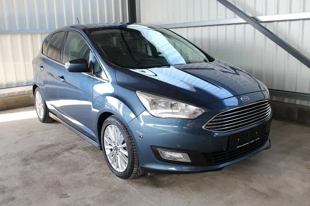 Gebraucht Ford C-MAX Titanium 125 PS (91 kW) 2019 Blau Van / Kleinbus