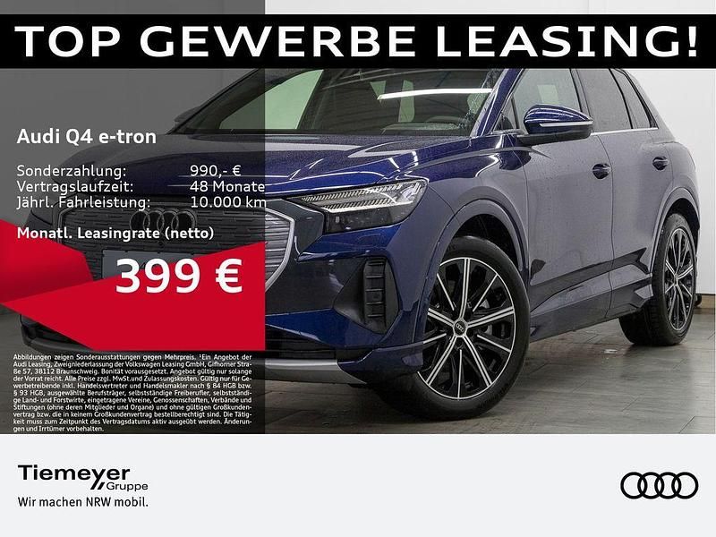 Blau Gebraucht 2025 Audi Q4 e-tron Ambiente SUV | 48.690 € - Bild 1/4