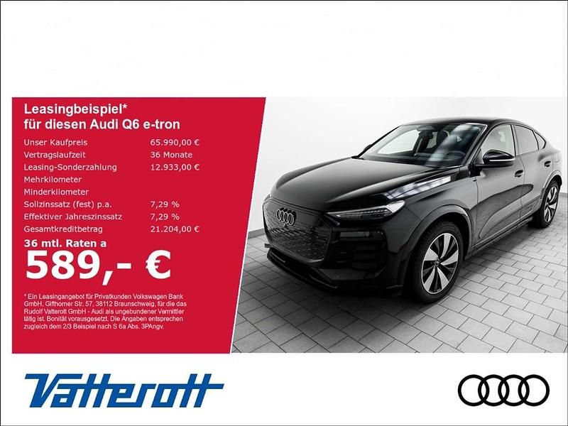 Schwarz Gebraucht 2025 Audi Q6 Sportback e-tron Sport SUV | 65.990 € (Fairer Preis) - Bild 1/4