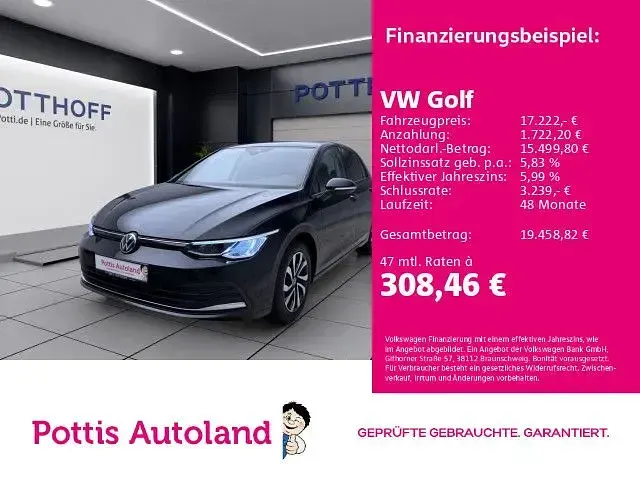 Gebraucht VW Golf VII Active 150 PS (110 kW) 2021 Kleinwagen