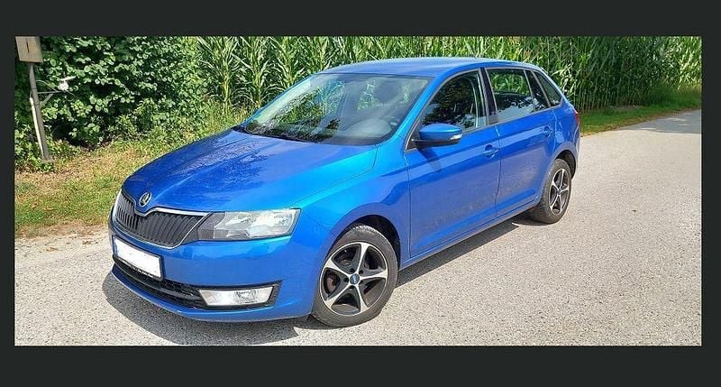 Blau Gebraucht 2016 Skoda Rapid Ambition Limousine | 7.100 € (Guter Preis) - Bild 1/4