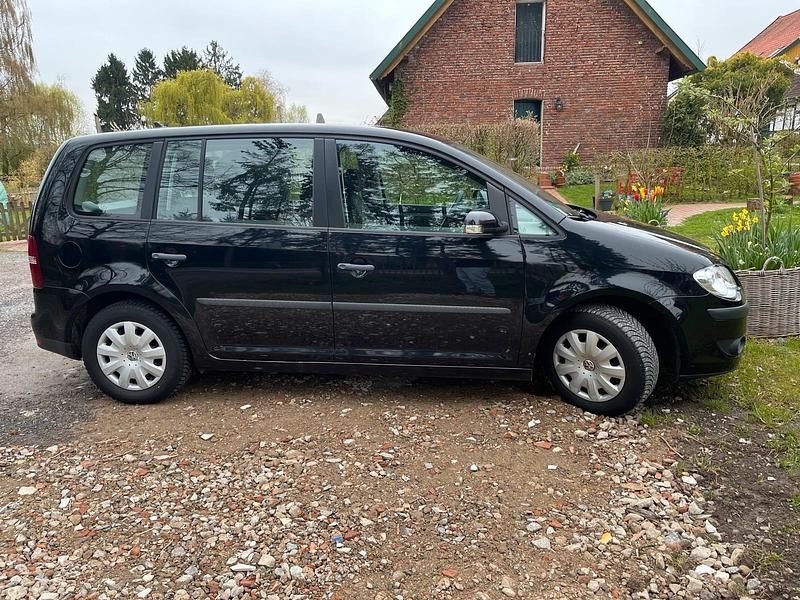Gebraucht VW Touran 105 PS (77 kW) 2007 Schwarz Van / Kleinbus