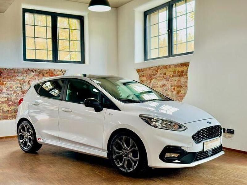 Gebraucht Ford Fiesta ST-Line 101 PS (74 kW) 2018 Weiß Kleinwagen