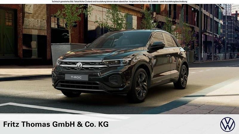 Schwarz Gebraucht 2025 VW T-Roc R-line SUV | 36.950 € - Bild 1/4