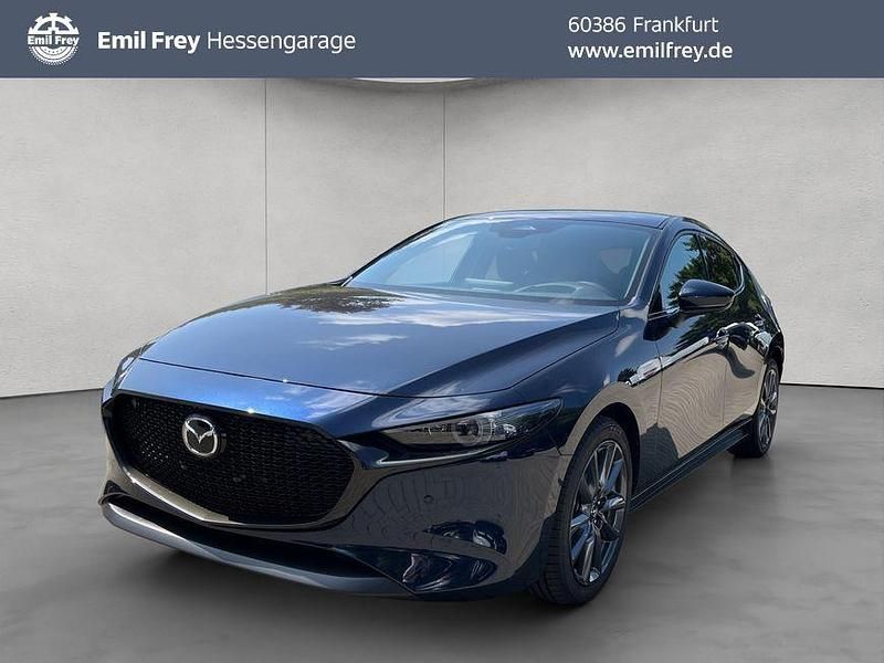 Blau Neu 2025 Mazda 3 Exclusive-Line Limousine | 29.950 € (Fairer Preis) - Bild 1/4