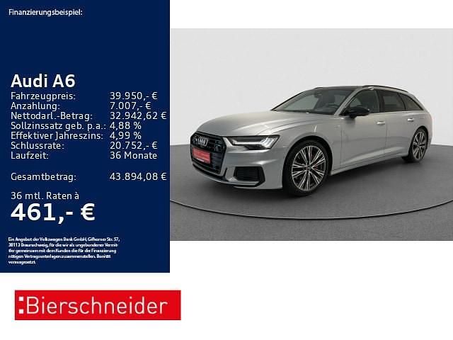 Silber Gebraucht 2022 Audi A6 S-Line Kombi | 38.950 € (Fairer Preis) - Bild 1/3