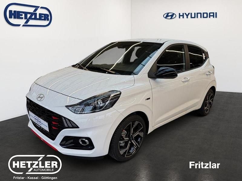 Neu Hyundai i10 N Line 90 PS (66 kW) 2025 Atlas white / sol Kleinwagen