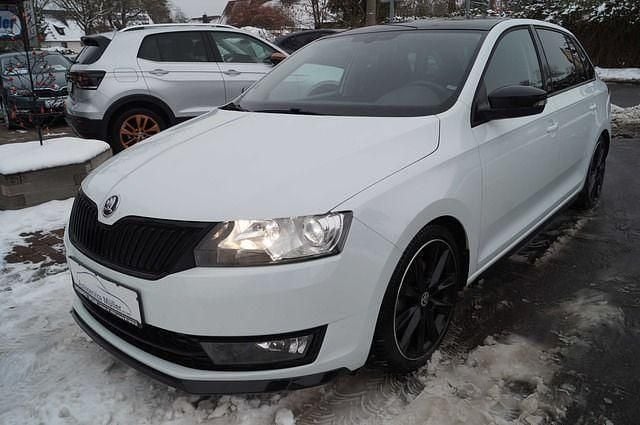 Gebraucht Skoda Rapid Monte Carlo 110 PS (80 kW) 2017 Weiss (metallic) Kombi