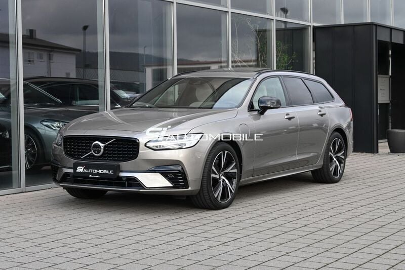Pebble grey metallic Gebraucht 2021 Volvo V90 R-Design Kombi | 39.450 € (Guter Preis) - Bild 1/4