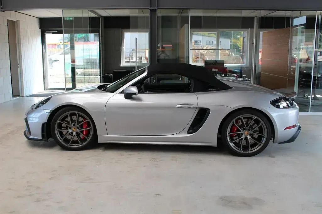 Gebraucht Porsche Boxster Spyder 420 PS (308 kW) 2021 Silber Cabrio