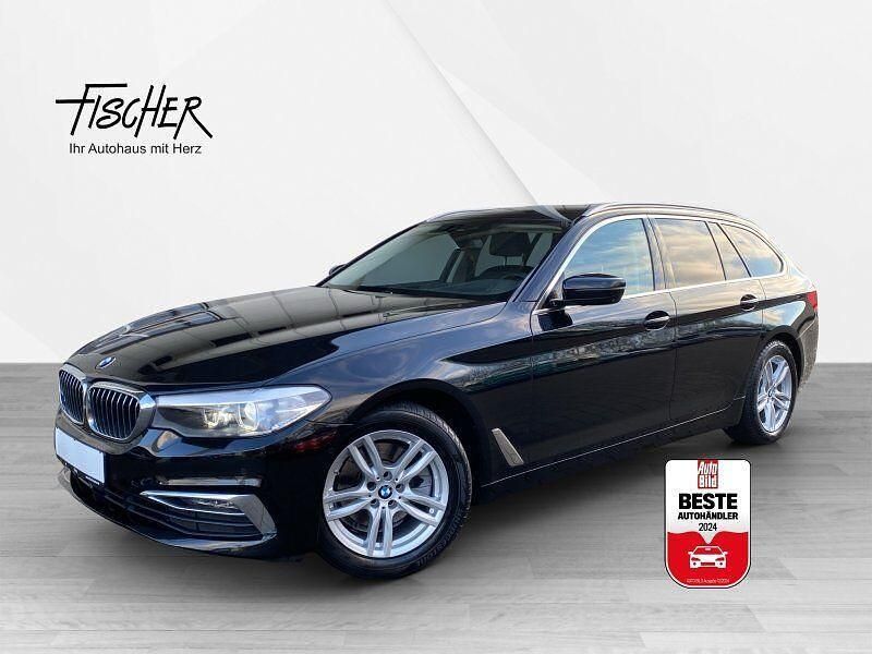 Schwarz ii Gebraucht 2019 BMW 520 Luxury Line Kombi | 29.890 € - Bild 1/3