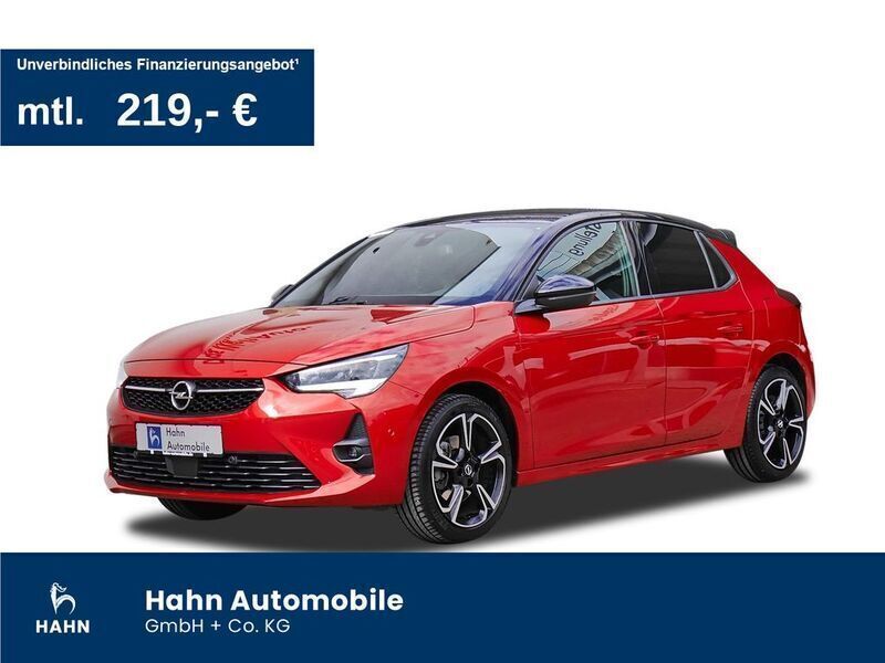 Chili rot/kardio rot Gebraucht 2021 Opel Corsa GS Line Limousine | 16.340 € (Fairer Preis) - Bild 1/3