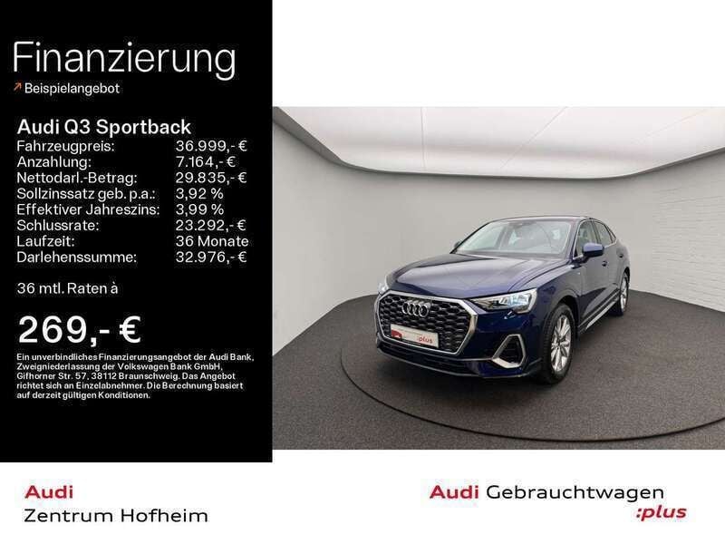 Navarrablau metallic Gebraucht 2024 Audi Q3 S-Line SUV | 36.999 € (Guter Preis) - Bild 1/4