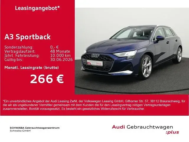 Gebraucht Audi A3 Advanced Plus 116 PS (85 kW) 2025 Navarrablau metallic Limousine