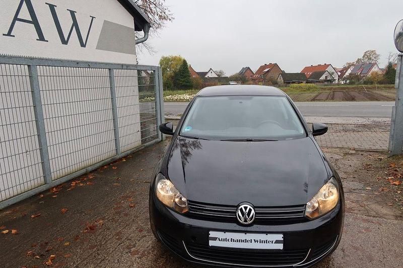 Gebraucht VW Golf VI Comfortline 110 PS (80 kW) 2008 Schwarz Kleinwagen