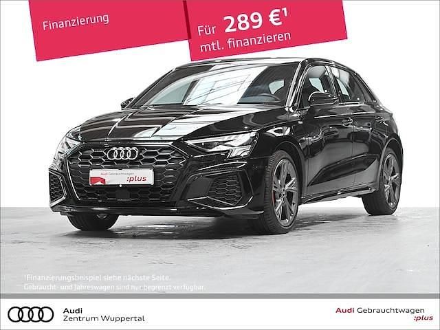 Mythosschwarz metallic Gebraucht 2022 Audi A3 Sportback e-tron S-Line Limousine | 30.443 € (Etwas zu teuer) - Bild 1/2