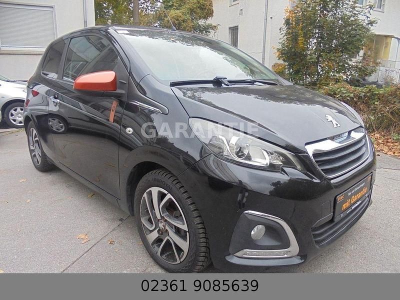 Schwarz Gebraucht 2016 Peugeot 108 Roland Garros Kleinwagen | 6.450 € (Fairer Preis) - Bild 1/4