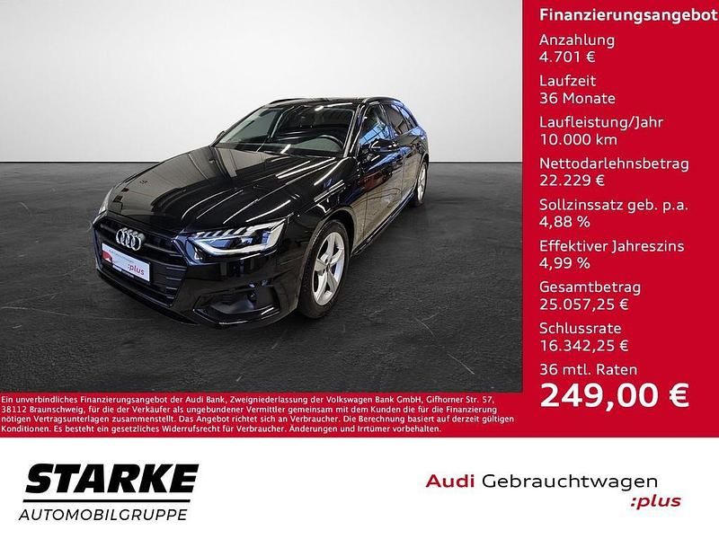 Schwarz Gebraucht 2022 Audi A4 Advanced Kombi | 26.930 € (Fairer Preis) - Bild 1/4
