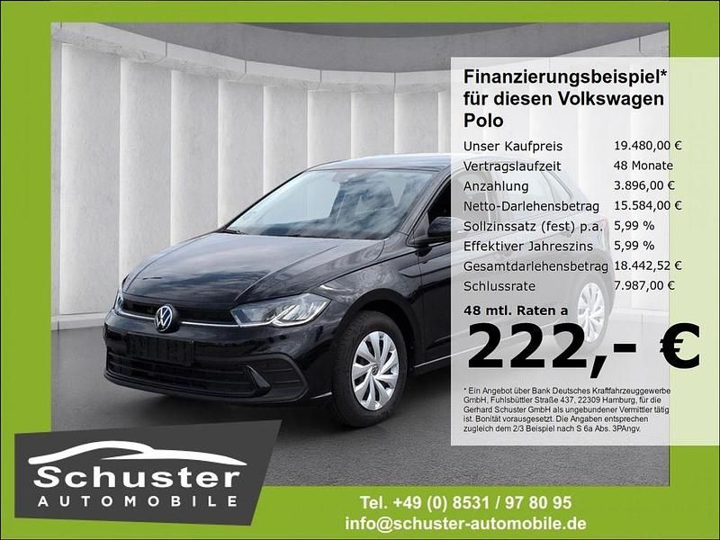Schwarz Gebraucht 2024 VW Polo Life Kleinwagen | 19.480 € (Guter Preis) - Bild 1/4