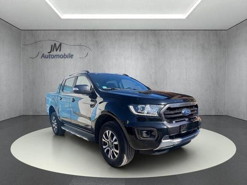 Iridiumschwarz metallic Gebraucht 2021 Ford Ranger Wildtrack Abholung | 21.990 € (Fairer Preis) - Bild 1/4