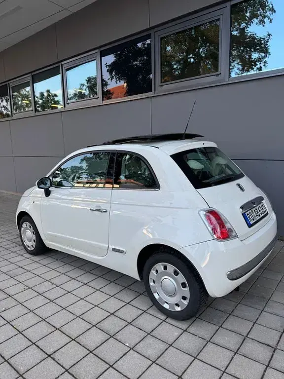 Gebraucht Fiat 500 69 PS (50 kW) 2009 Weiß Cabrio