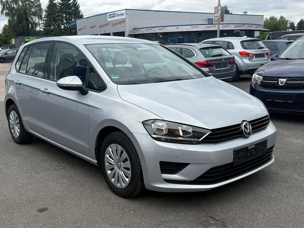 Gebraucht VW Golf Sportsvan Trendline 86 PS (63 kW) 2014 Silber Van / Kleinbus