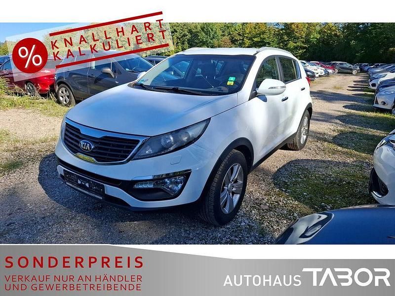 (wd) cararraweiss Gebraucht 2013 Kia Sportage Spirit SUV | 7.985 € (Superpreis) - Bild 1/4