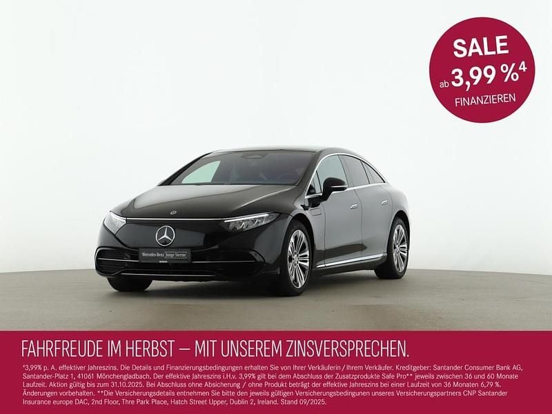 Schwarz Gebraucht 2022 Mercedes EQS450+ Limousine | 49.680 € (Guter Preis) - Bild 1/4