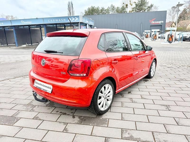 Gebraucht VW Polo Style 90 PS (66 kW) 2011 Orange Kleinwagen