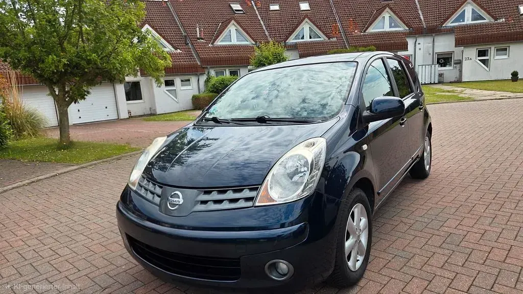 Gebraucht Nissan Note Acenta 88 PS (64 kW) 2008 Blau Kleinwagen