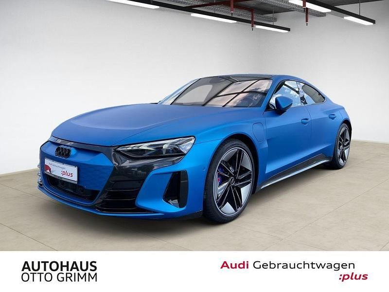 Ascariblau metallic Gebraucht 2022 Audi RS e-tron GT Performance Limousine | 74.929 € (Fairer Preis) - Bild 1/4
