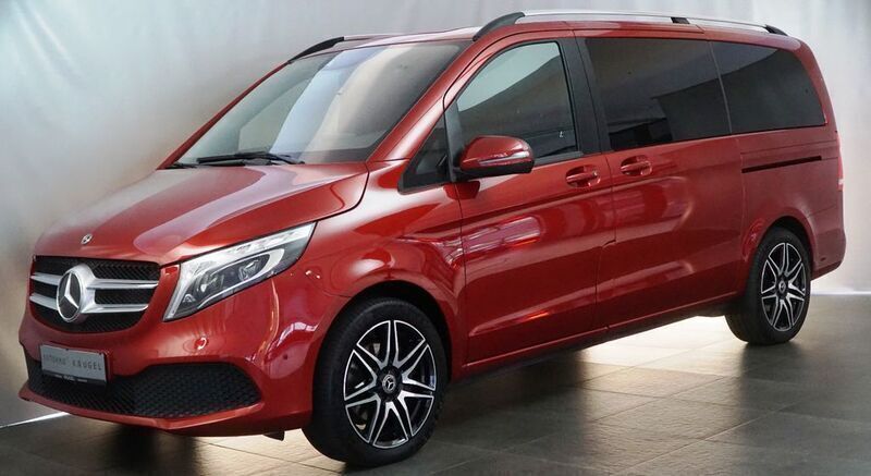 Rot Gebraucht 2019 Mercedes V250 Sport Edition Van / Kleinbus | 48.990 € (Fairer Preis) - Bild 1/4