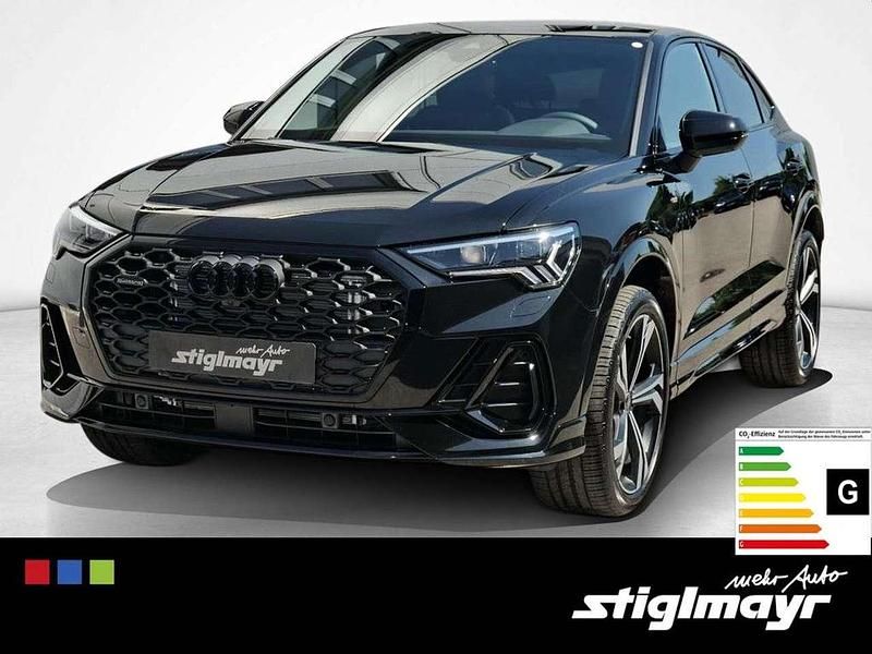Mythosschwarz metallic Gebraucht 2025 Audi Q3 Sportback S-Line SUV | 64.990 € - Bild 1/4