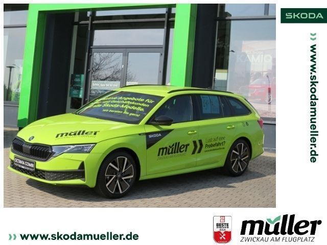 Grün (mamba grün) Neu 2025 Skoda Octavia SportLine Kombi | 49.729 € - Bild 1/4