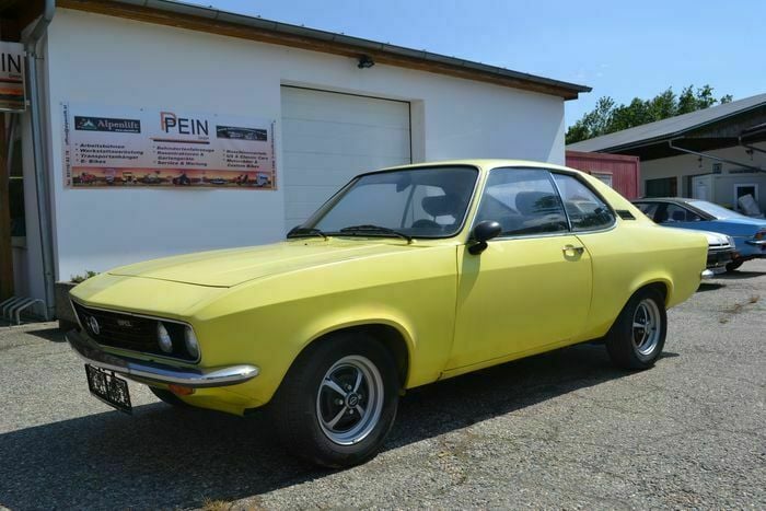 Gelb Gebraucht 1971 Opel Manta Coupé | 9.500 € - Bild 1/4